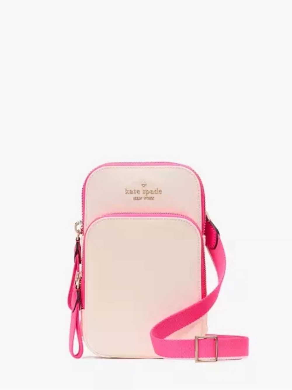 kate spade Hot Pink and Cream Chelsea Crossbody Bag - Picture 2 of 4